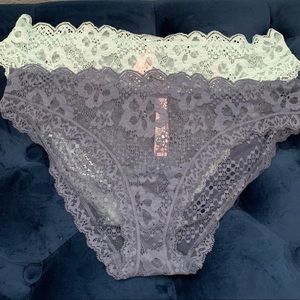 2 VS lace cheekini panties